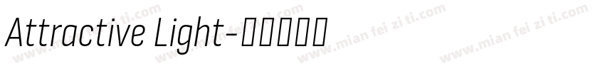 Attractive Light字体转换